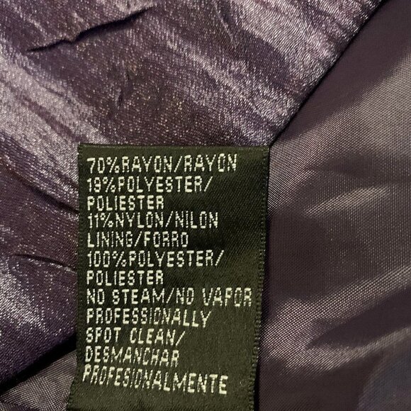 Expo New York. Size 12. Embellished Beaded Dressy Back Zip Jacket Top. B56 - Picture 9 of 10